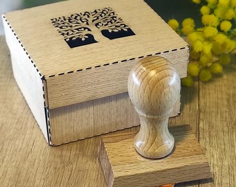 Engraved Gift Box for Personalized Stamp: Book Lover Ex Libris
