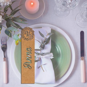 Marcador de Lugar de Casamento, Marcador de página, Donativos de Casamento, Carta de Casamento,  Cartões de Casamento com nome de convidado