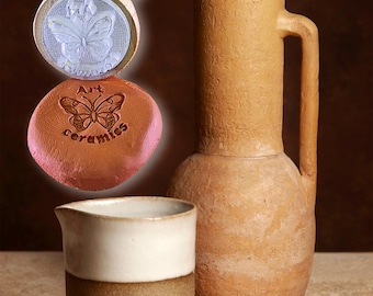 Custom Ceramic Stamp: Personalized Resin Clay & Pottery Tool