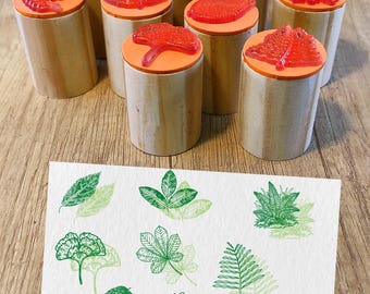 Sellos para scrapbooking / Sellos de fotopolímero para tarjetas, diarios y manualidades / Juego de sellos de goma o individuales