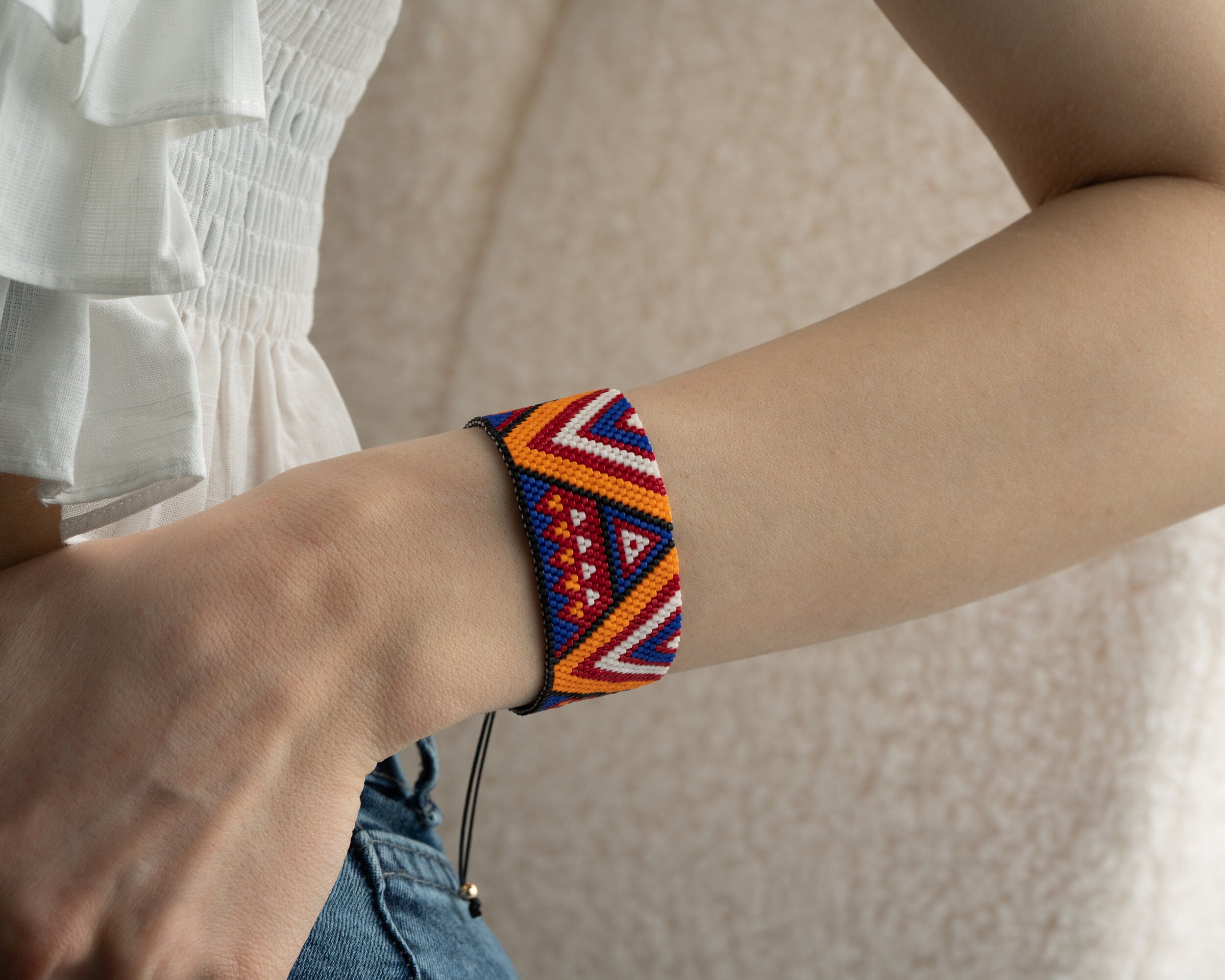 Kenya bead bracelet - Etsy 日本