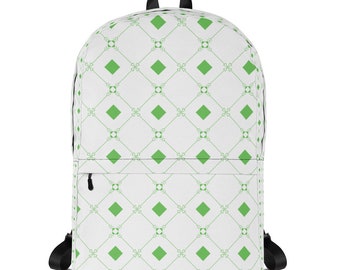 green arrow backpack