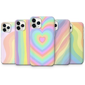 Rainbow phone case, LGBTQ Gay Pride cover for iPhone 14,13,12,11,X,Xr,7+,8+,SE, Samsung A52,A72,A51, A12, Galaxy S21,S20FE,S10e