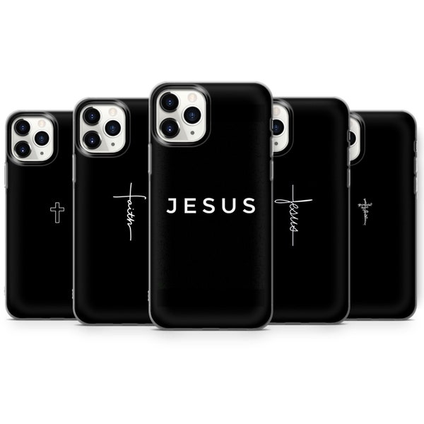 Christian phone cover, Jesus Faith phone case for iPhone 14,13,12,11,X,Xr,7+,8+,SE, Samsung A52,A72,A51, A12, Galaxy S21,S20FE,S10e