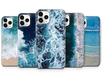 Ocean phone case, Beach Waves iPhone cover for iPhone 14,13,12,11,X,Xr,7+,8+,SE, Samsung A52,A72,A51, A12, Galaxy S21,S20FE,S10e