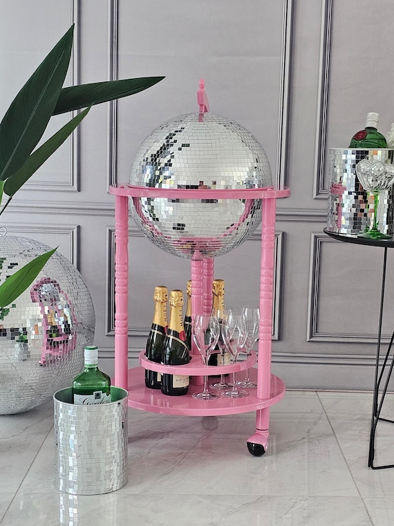 Glam Globes - Disco Ball Bar Cart - Etsy UK