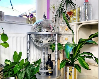 Glam Globes - Disco Ball Bar Cart