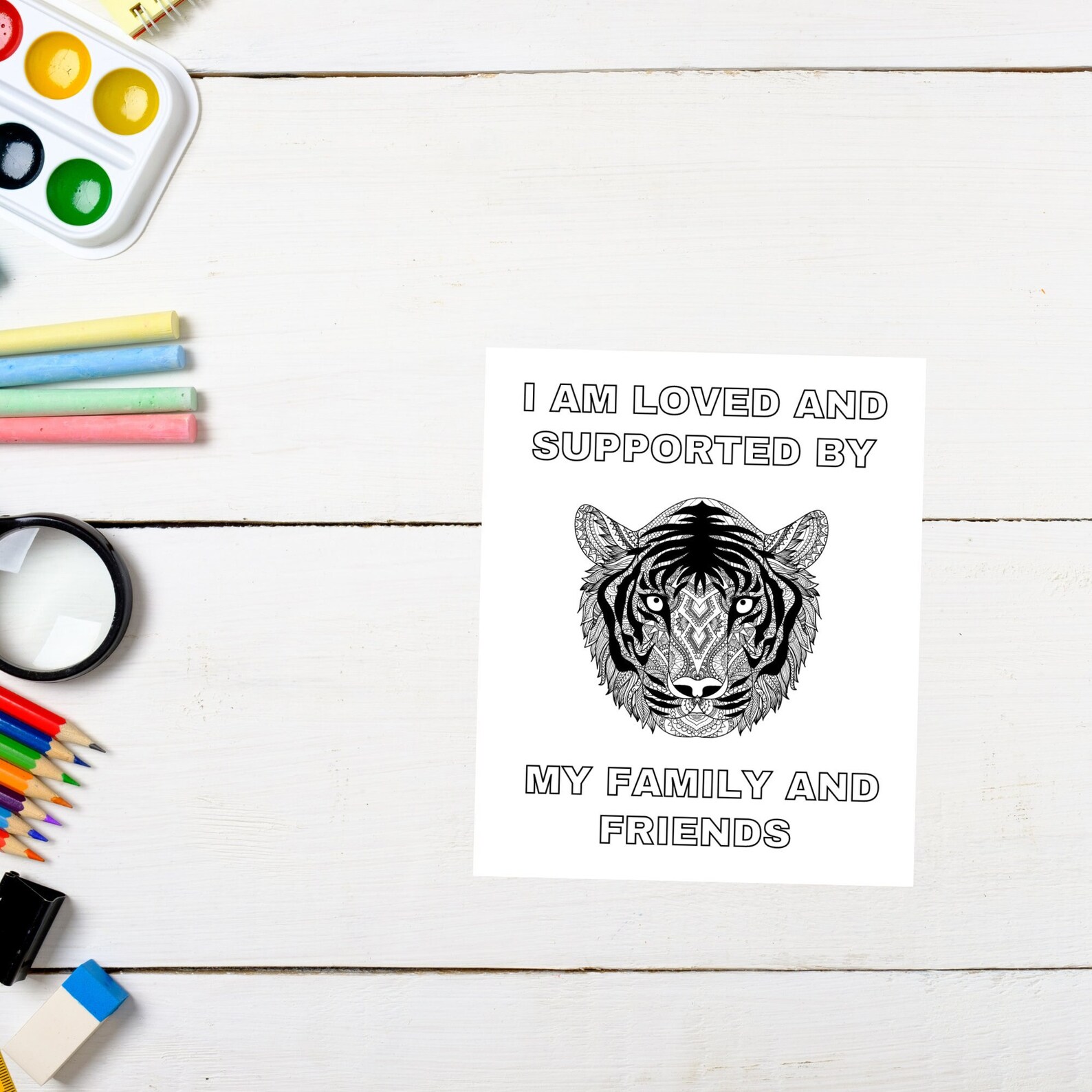 Positive Affirmation Cards for Kids: Affirmations Card Printable for ...