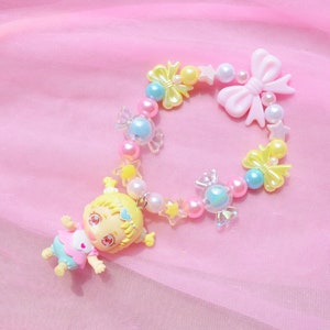 Hugtto Precure Hugtan Kandi Bracelet/Keychain