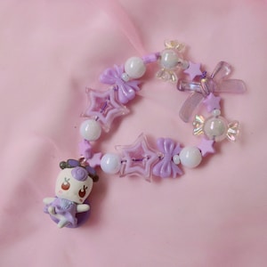 Happiness Charge Precure Glasan Kandi Bracelet/Keychain