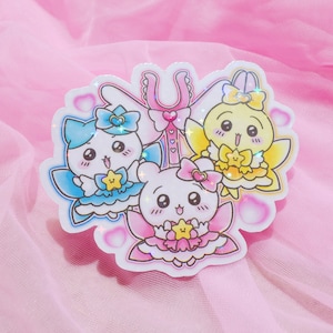 Magical Chiikawa 3.5" Holographic Vinyl Sticker