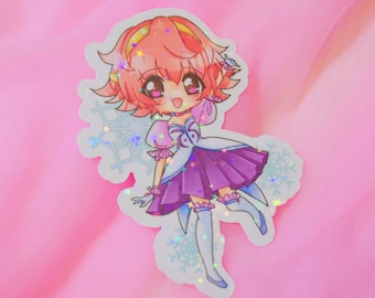 Pretear Himeno Awayuki 3" Holographic Vinyl Sticker