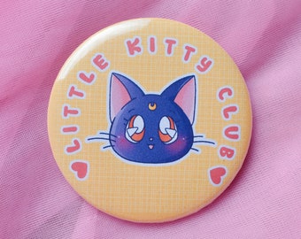 Luna "Little Kitty Club" 2.25 Button Badge