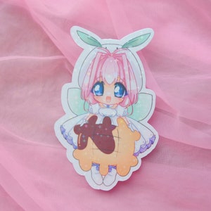 Pegatina holográfica de vinilo de 3" de Little Snow Fairy Sugar