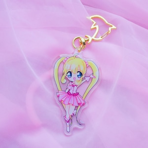 Brelok z brokatem i akrylu Mermaid Melody Lucia 3"