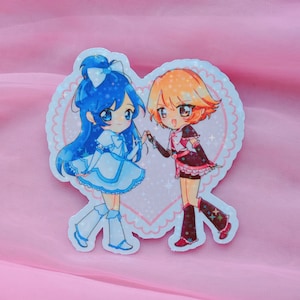 Adhesivo de vinilo holográfico de 3" de Futari wa Pretty Cure