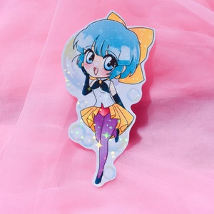 Pegatina de vinilo holográfica Magical Emi de 3,5"