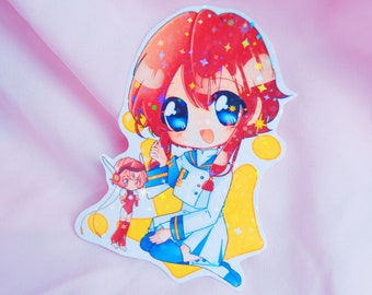 Angelic Layer Misaki & Hikaru 3.5" Holographic Vinyl Sticker