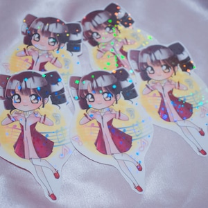 Full Moon wo Sagashite Mitsuki 4" Holographic Vinyl Sticker