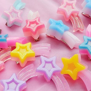 Clipe Starry Shot - Grampos de cabelo Fairy Kei/Yume Kawaii