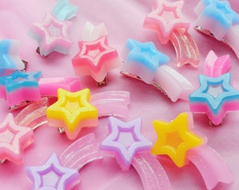 Starry Shot Clip- Fairy Kei/Yume Kawaii Hairclips