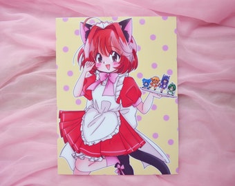 Tokyo Mew Mew "Retro Cafe" Print