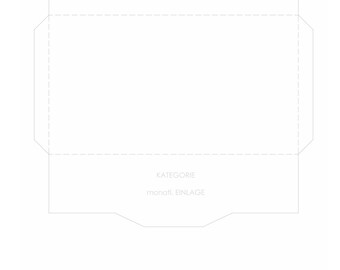 Envelope envelope method, square flap