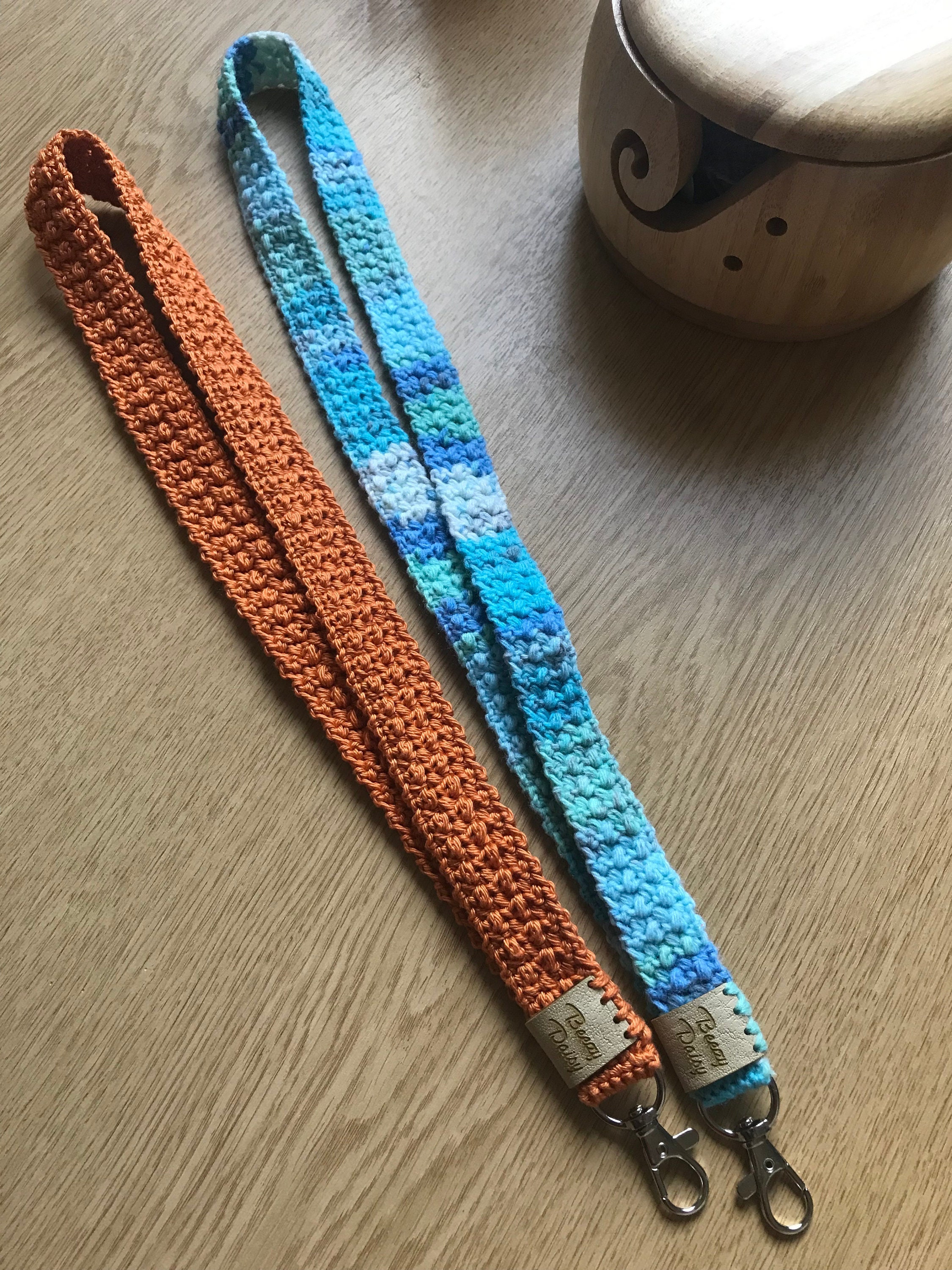 Crochet lanyard deals