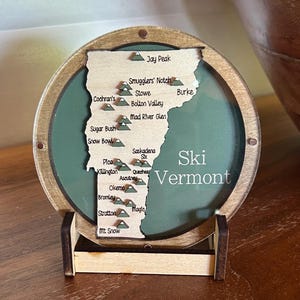 Vermont-Skigebiet-Untersetzer
