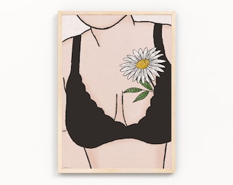 Every Body is Beautiful | Curvy Female Body Print | Body Positivity Artwork | Digital Art Print