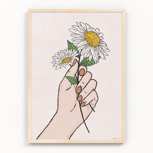 Daisies | Flower Artwork | Digital Art Print