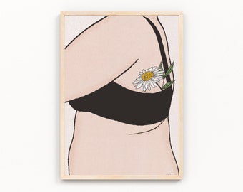 Every Body is Beautiful | Curvy Female Body Print | Body Positivity Artwork | Digital Art Print