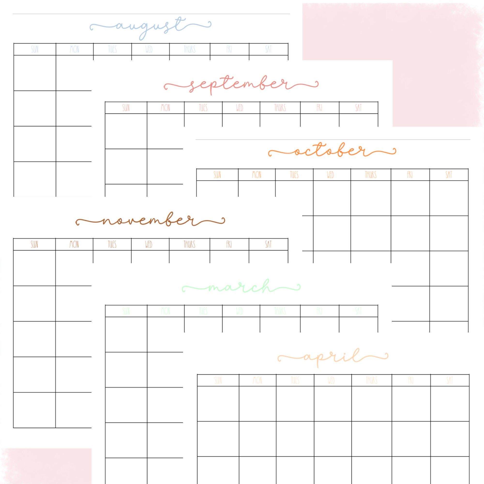Printable Editable Perpetual Calendar | Perpetual Calendar | Editable ...