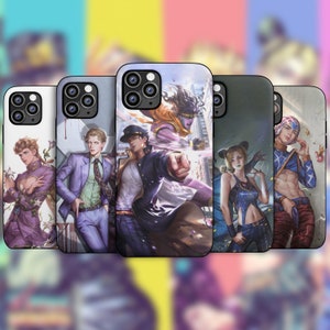 JoJo Bizarre Adventure Phone Case - Colorful Printed Anime Case