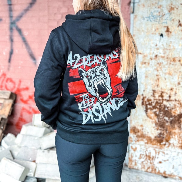 42 reasons to keep distance Hoodie | Schutzdienst | K9 | Malinois