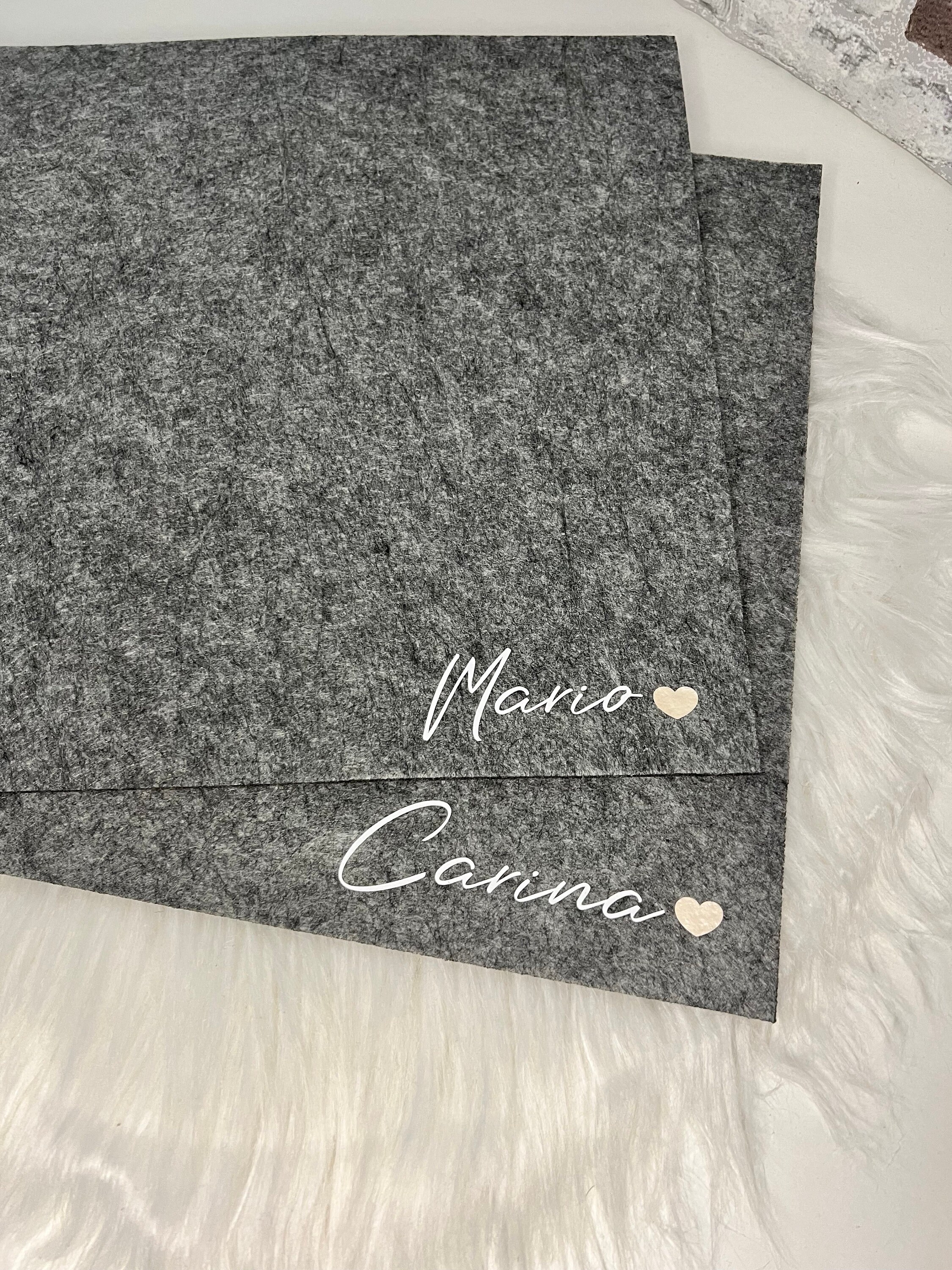 Personalized Placemats Placemats With Names Placemat Guest Gift Etsy