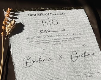 Islamski akt małżeństwa | Dini Nikah Belgesi