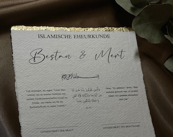 Islamic Marriage Certificate | Dini Nikah Belgesi