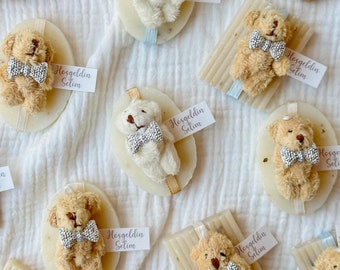Teddy - Soap as a guest gift for children&#39;s birthdays, baptisms, gender parties, baby showers