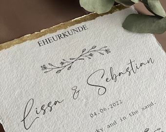 Certidão de casamento | Certificado de casamento
