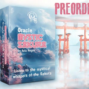 Deck Oracle mystique Sakura – PRÉCOMMANDE | 69 cartes de sagesse japonaise, de divination et de légendes intemporelles