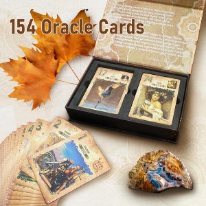The Lace of Destiny Oracle Deck, 154 Cards, Oracle cards