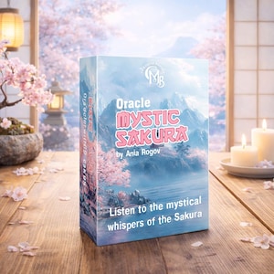 Japanisches Orakel-Deck, Mystic Sakura, 69-Karten-Lenormand-inspiriertes Deck