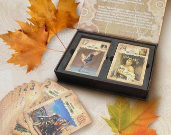 Baraja de oráculo Lace of Destiny, herramienta de adivinación inspirada en Lenormand (guía en PDF)