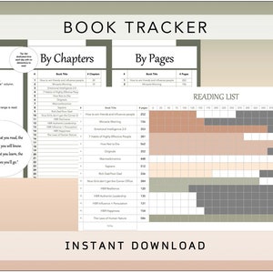 Book Tracker 2024, Habit tracker template, Monthly habit tracker, Habit by Category, Habit tracker excel, Habit tracker google sheet