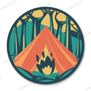 camping svg, svg de vie de camp, svg de feu de camp, heureux campeur svg