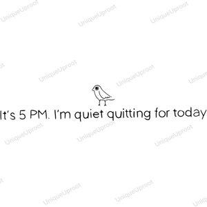 Quiet Quitting svg