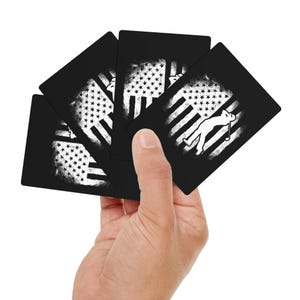 Golf Poker Cartes, Jeux de cartes, Soirée poker, Cadeaux pour les joueurs, Articles de fête patriotiques, As de pique, Américain du 4 juillet