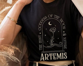 Mythology Shirt | Greek Mythology T-Shirt | Poet Shirt | Dark Academia Clothing | Literary Shirt | Artemis Shirt | Greek Goddess