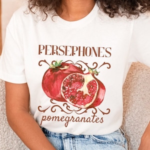 Persephone's Pomegranates T-Shirt | Goddess tee | queen of the underworld | goddess of spring | greek mythology shirt